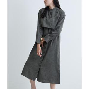 INDIVI（インディヴィ） ワンピース 「洗える／セレモニー」ギャザー
