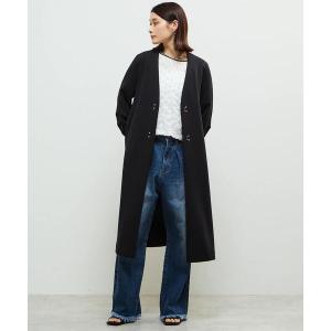 コート アウター 「定番」ノーカラータックスリーブコート レディース