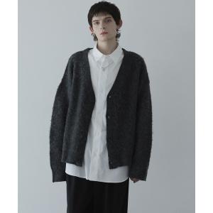 カーディガン wool mix shaggy cardigan / ウールミックスシャギーカーディガン メンズ レディース