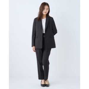 セットアップ 「通年」2釦テーパードパンツスーツ/「ストレッチ」「ウォッシャブル」 レディース