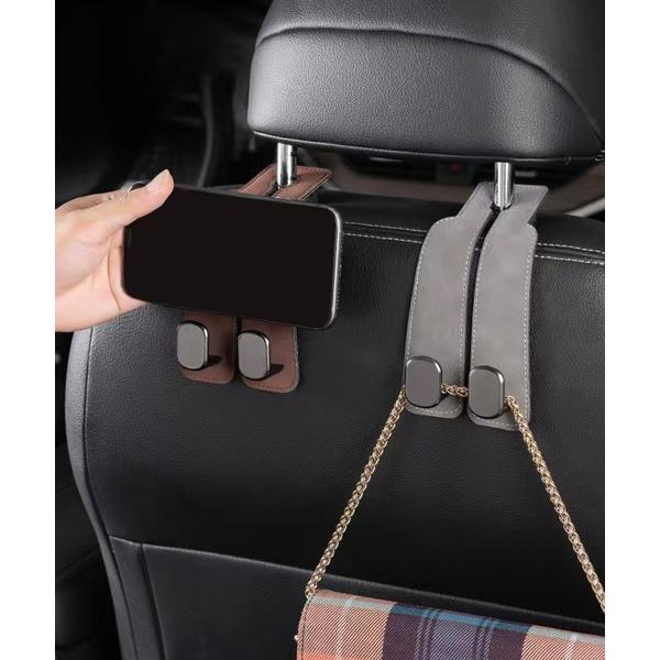 3A18 シンプル ヘッドレストフック スマホ バッグ 車 フック