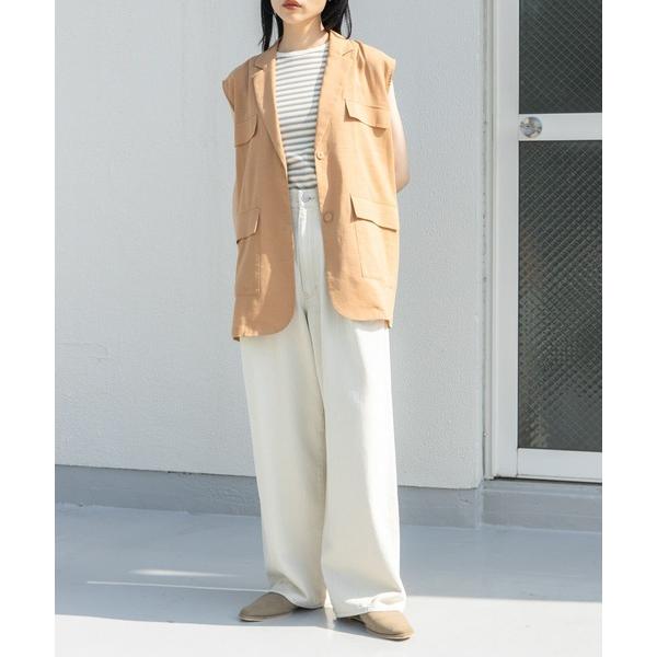 コート アウター ミリタリーシアーベスト レディース