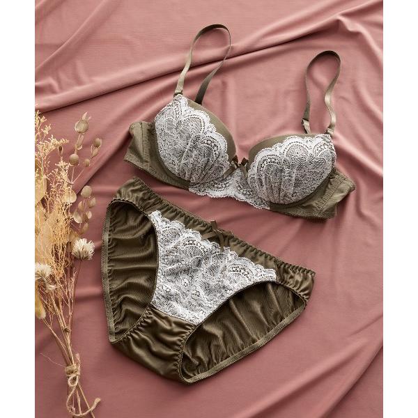 ブラジャー ショーツセット ライトレースブラ＆ショーツセット