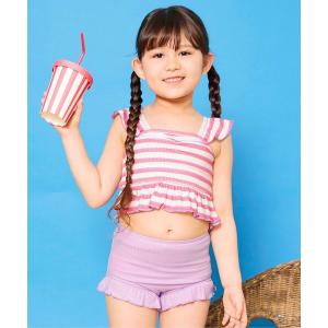 mezzo piano メゾピアノ アイス柄セパレート水着 100 110 120 130