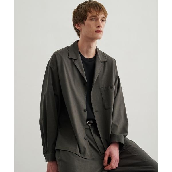 シャツ スムージーリラックスオープンカラーシャツ メンズ