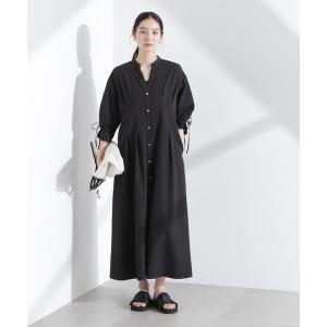 シャツワンピース リボンスリーブサッカーシャツワンピース