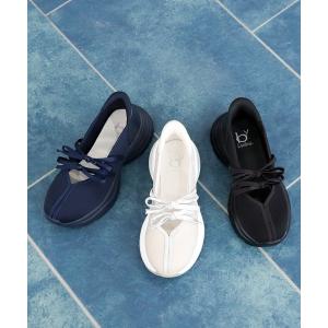 スニーカー HANDSFREE｜厚底バレエスニーカー　8710609 レディース