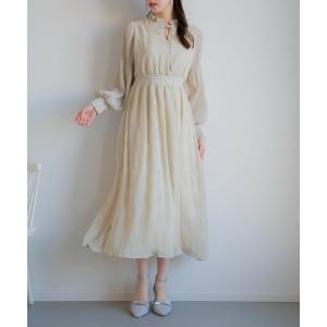 【新作】Noela ケープチュールドッキングワンピ　オフホワイト　Sサイズ Noela ノエラ ケープチュールドッキングワンピ （オフホワイト