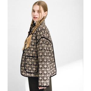 ICB ジャケット ブルゾン 「洗える」 ライトスラブツイード レディース 