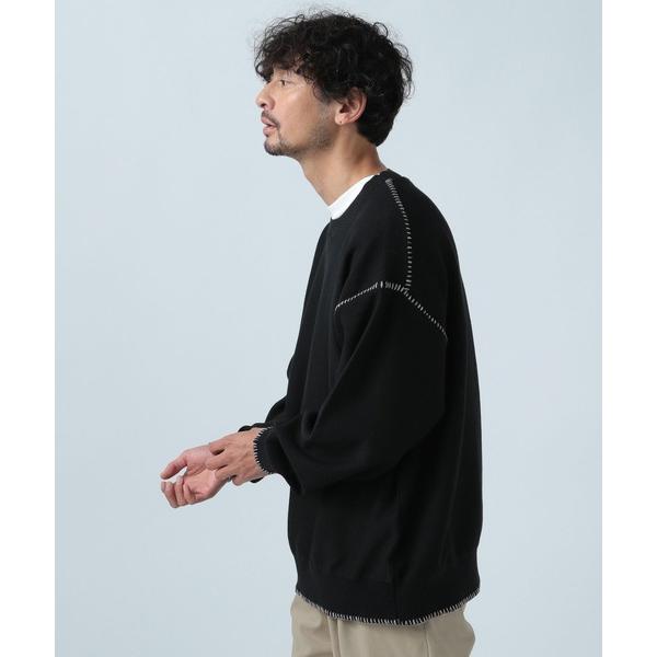 「BAYFLOW」 長袖ニット MEDIUM ブラック メンズ