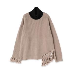 「CULLNI」 タートルネックニット 1 ベージュ レディース