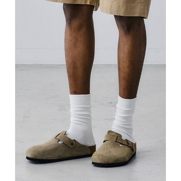 サンダル BIRKENSTOCK | Boston LEVE TAUPE MEN メンズ