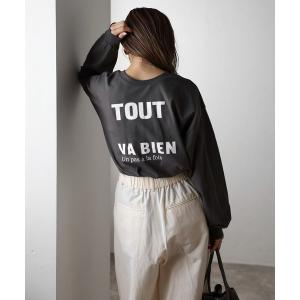 tシャツ 前後2WAYクルーネックロゴロンT レディース｜ZOZOTOWN Yahoo!店