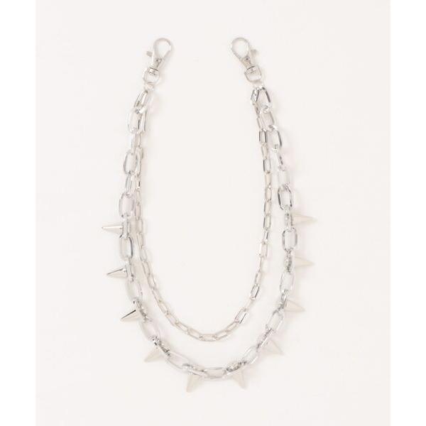 ウォレットチェーン 「RS」「２連スタッズチェーン　ウォレットチェーン