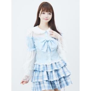 Ank Rouge（アンクルージュ） tシャツ 肩フリルテレコTOPS レディース