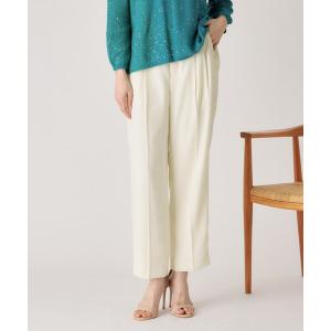 パンツ 「洗える／ウエストゴム」テーパードパンツ レディース