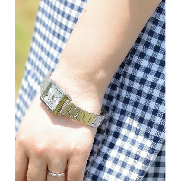 腕時計 「RS」「CASIO」クラシックメタルスクエア レディース