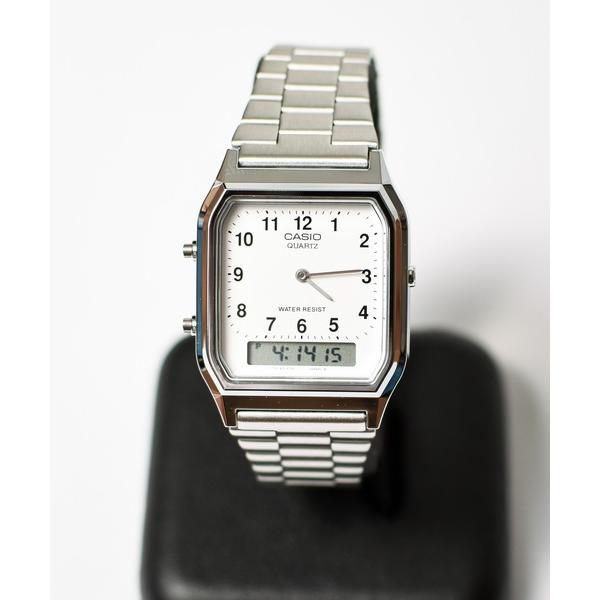 チープカシオ 腕時計 「RS」「CASIO（カシオ）」アナデジ　メタル メンズ