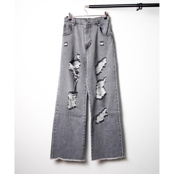 ジーンズ デニム デニムパンツ 「RS」「BlingLeads」ケミカルヴィンテージライク ストレー...