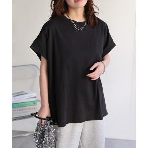 tシャツ 「接触冷感」フレンチスリーブTee / オーバーサイズTeeシャツ レディース｜ZOZOTOWN Yahoo!店