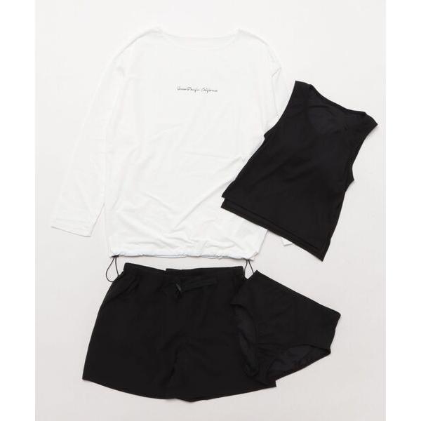 水着 Ocean Pacific/オーシャンパシフィック 長袖 Tシャツ ショートパンツ ラッシュガ...