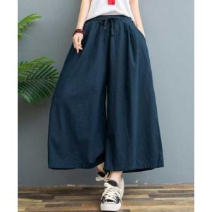 ワイドパンツ パンツ ワイドガウチョパンツ レディース