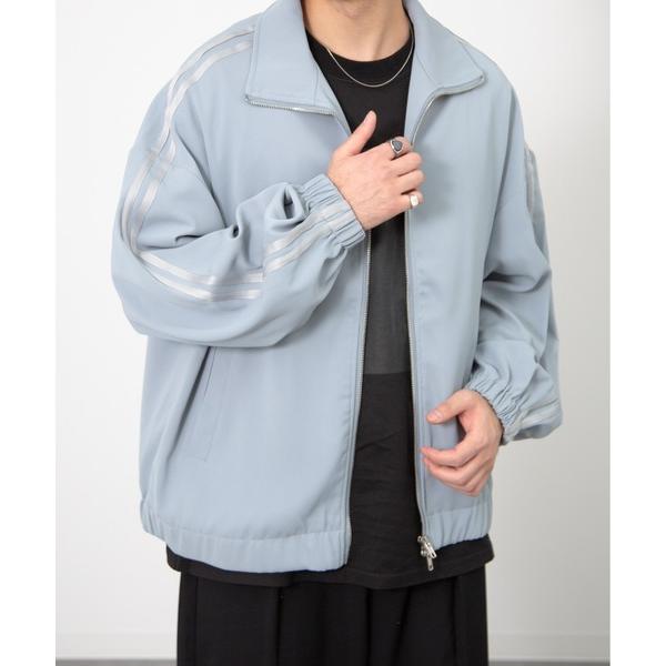 ジャージ LEMS/袖ラインルーズシルエットトラックジャケット(RS/) メンズ