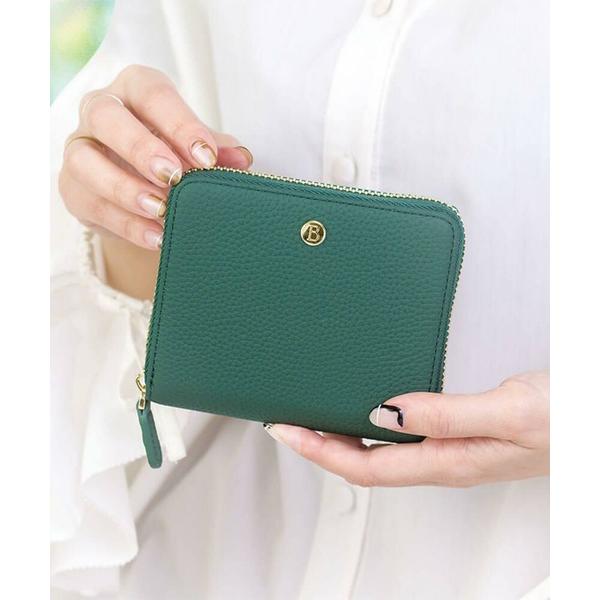 財布 「BARCOS/バルコス」紛失防止チップ付きシュリンクレザー折財布「ノヴィタ」 レディース