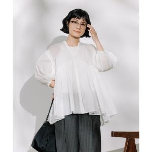 ujoh ウジョー ノーカラーオーバーサイズプルオーバーシャツ 2 ブラウス UJOH（ウジョー） ブラウス シャツ 「UJOH/ウジョー」「STUDIOUS別注