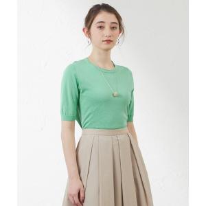 AMACA（アマカ） ブラウス シャツ ビットプリント幾何ブラウス