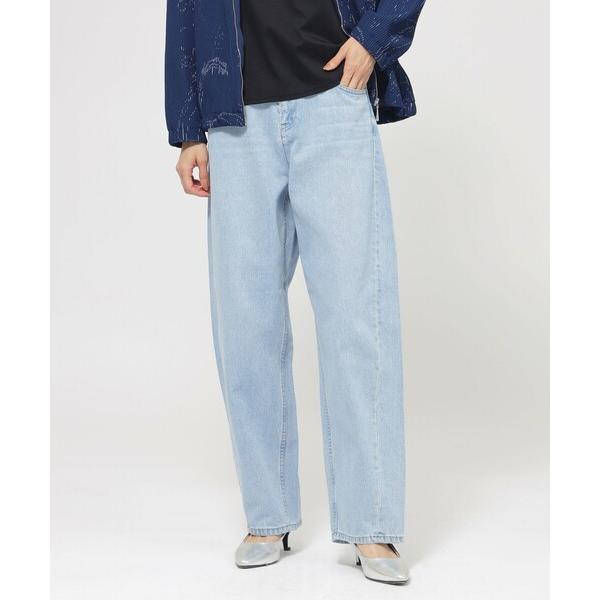 ジーンズ デニム デニムパンツ 「ウォッシャブル」カーブデニムパンツ レディース