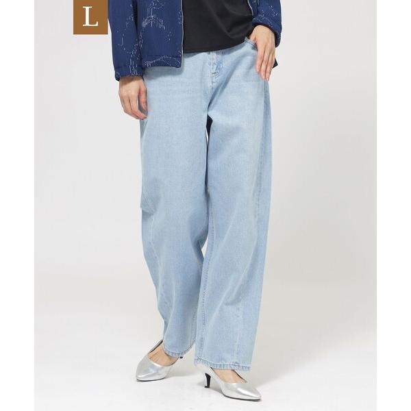 ジーンズ デニム デニムパンツ 「L」「ウォッシャブル」カーブデニムパンツ レディース