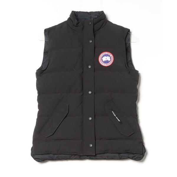 「CANADA GOOSE」 ダウンベスト X-SMALL ブラック レディース