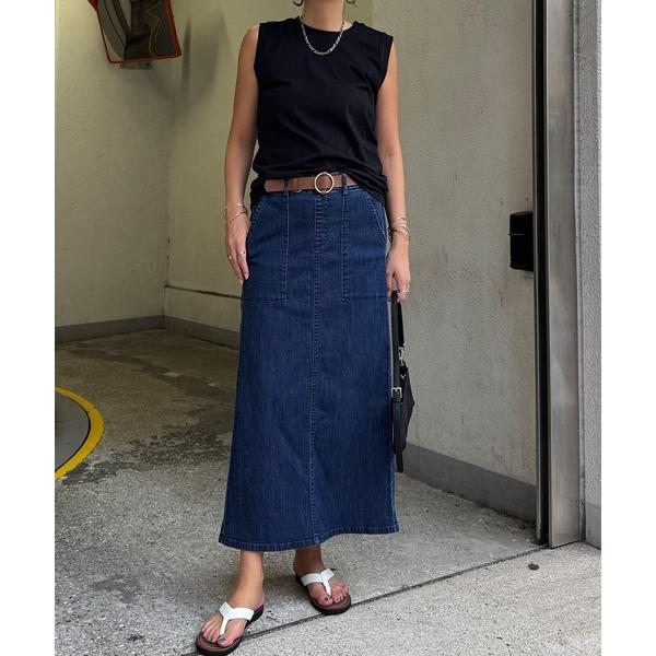 スカート さらひやプラスIラインスカート