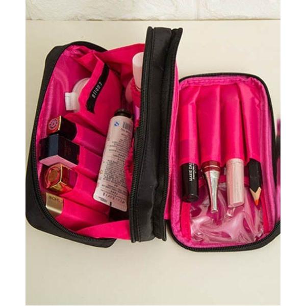 ポーチ 「軽くてタフ。毎日使えるナイロン大容量ポーチ」大容量  化粧ポーチ レディース