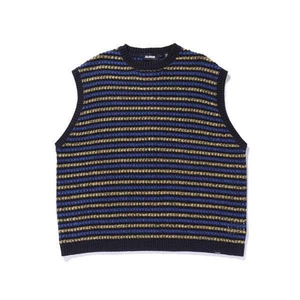 セーター ニット STRIPED KNIT VEST メンズ レディース
