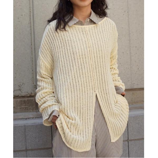ニット セーター 2WAY LOOSE KNIT TOP レディース