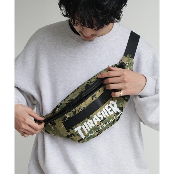 ウエストポーチ 「THRASHER/スラッシャー」ウエストバッグ/ボディバッグ メンズ レディース