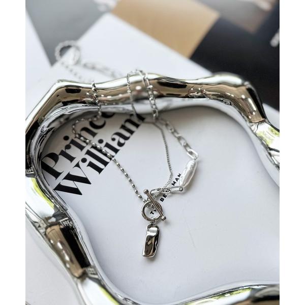 ネックレス 「 NOLITA / ノリータ 」OTバックル バロックパール シルバーカラー ネックレ...