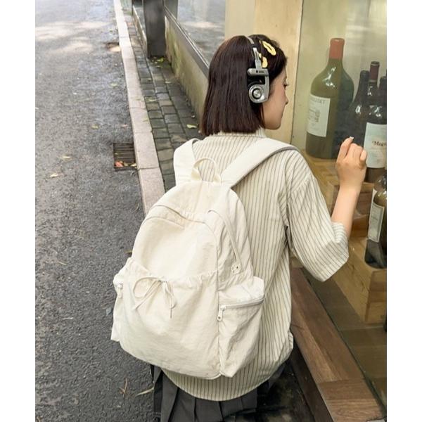 デイバック リュック ナイロンリボンバックパック レディース
