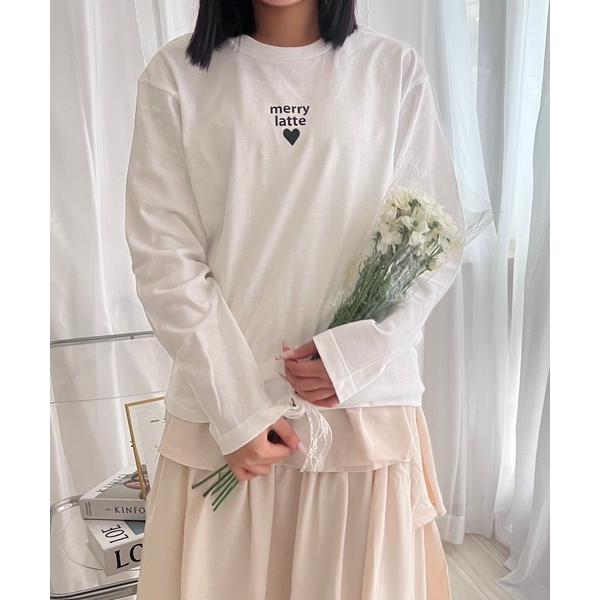 tシャツ メリーラテロゴロンT／長袖Tシャツ レディース
