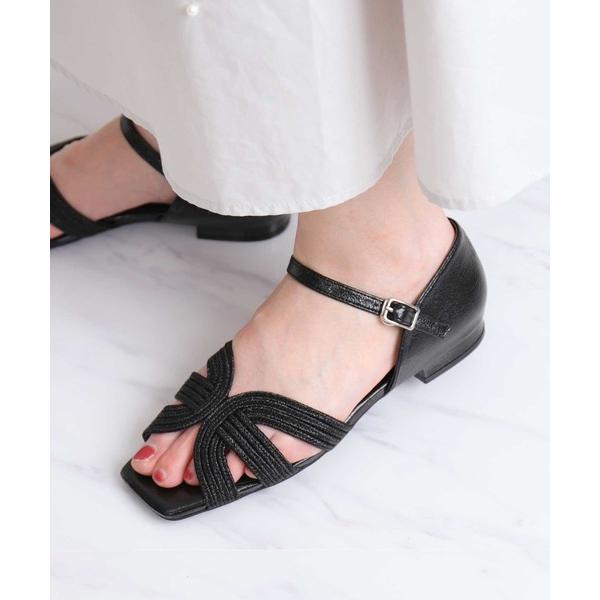 サンダル アンクルストラップ　セパレートサンダル レディース