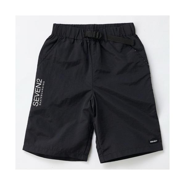 パンツ SEVEN2 セブン2 ショートパンツ ブランドロゴ ナイロン速乾 ウェビングベルト付き ハ...