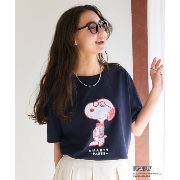 tシャツ 半袖 「PEANUTS/ピーナッツ」SNOOPY/スヌーピー「JOE PREPPY」プリン...