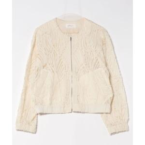 コート アウター 「HERENCIA」レースブルゾン レディース