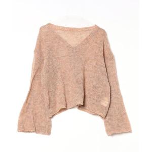 「muguet」 長袖ニット FREE ベージュ レディース