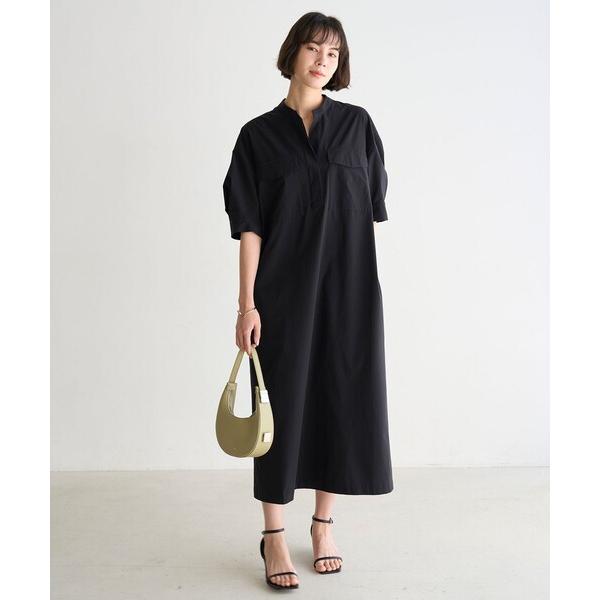 ワンピース 「UVケア/撥水」FINE MOVE サッシュワンピース