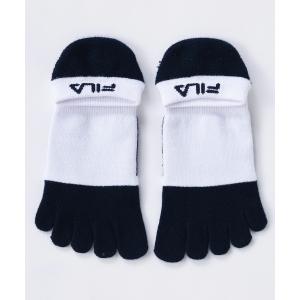 靴下 「FILA GOLF/フィラゴルフ」アンクルソックス　5本指　ゴルフ　おしゃれなギフトに最適！ メンズ