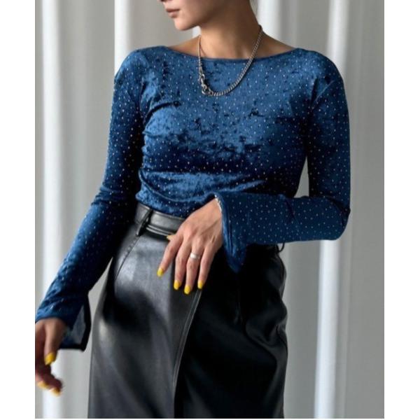 tシャツ VELOUR HOT STONE L/S TOP レディース