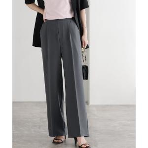 スラックス パンツ 「接触冷感」ラクしてキレイ！ストレッチストレートパンツ レディース｜ZOZOTOWN Yahoo!店